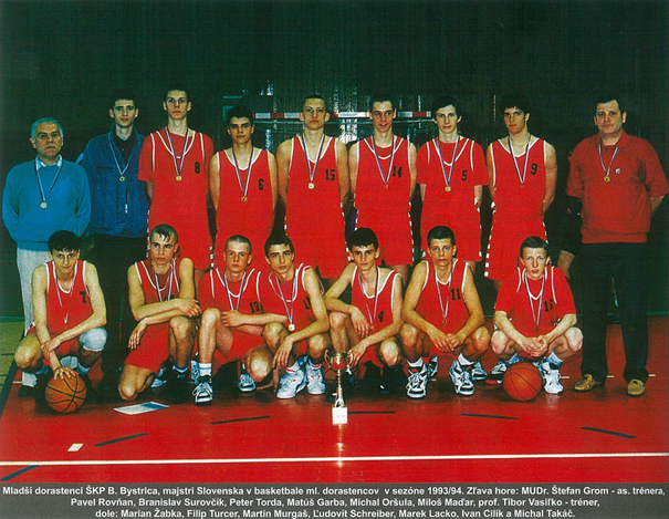 1994-ŠKP Banská Bystrica, 1.miesto M SR - mladší dorast