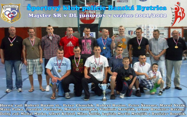 2012 - ŠKP Banská Bystrica, 1.miesto M SR – juniori